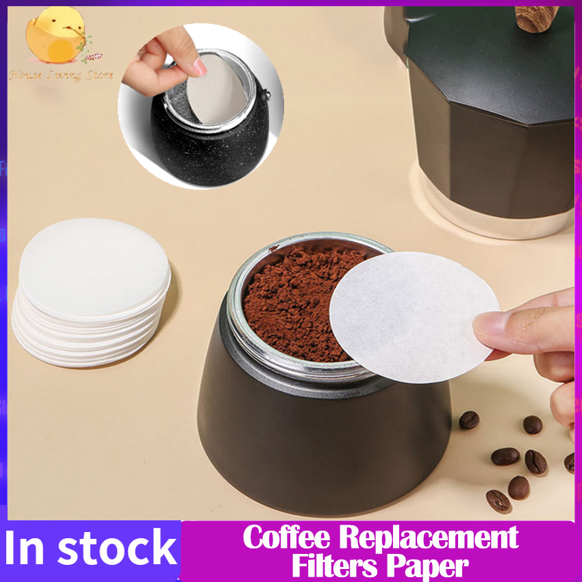 Replacement Paper Filters Paper Coffee Filter Round Coffee Maker Filters Compatible With Moka Pot Vietnamese Drip Cup