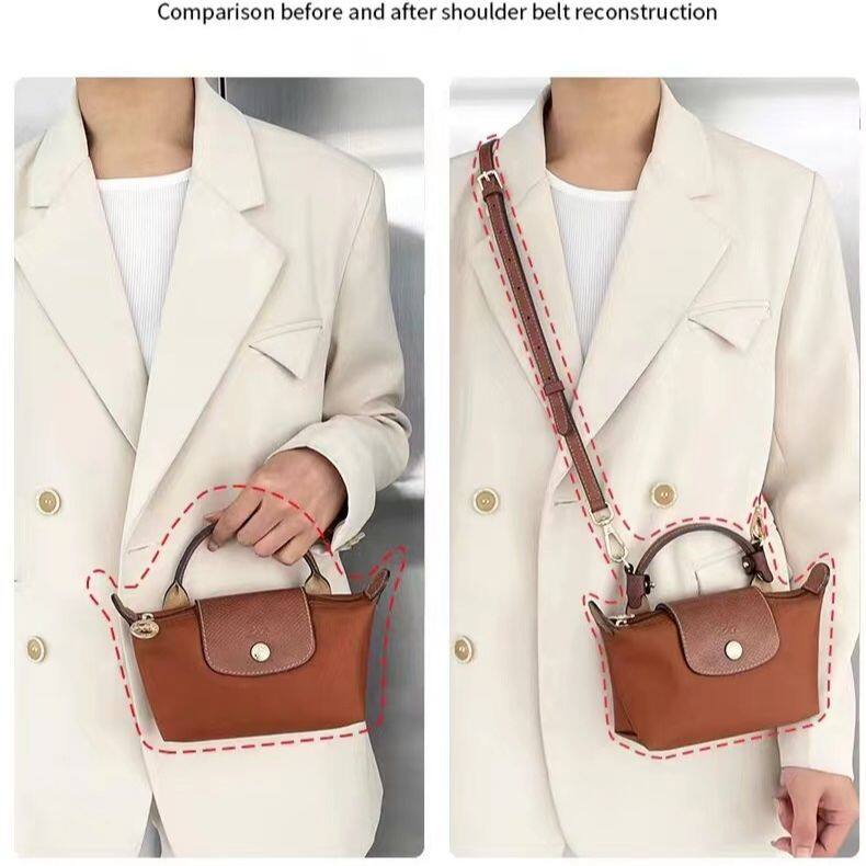 LongChamp 34175 089 919 No punching mini dumpling bag shoulder strap does not include bag