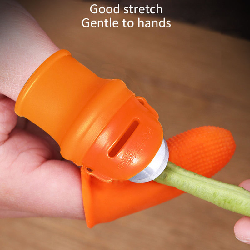 Dao Ngón Tay Cái Dream Hunter Rau Cắt Ngón Tay Dao Bảo Vệ, Silicone Sắt Móng Tay, Có Nắp Chống Cắt Ngón Tay Nhà Máy Lưỡi Kéo