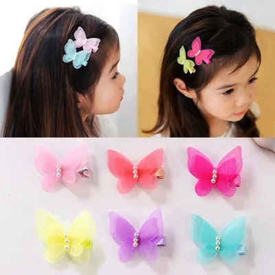 Junyeh Baby Hairpins Girl Hairclips Kids Butterfly Hair Clip Baby Girls Hair Accessories