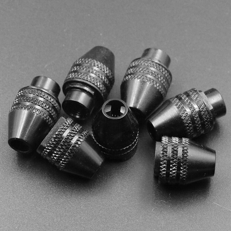 LovingMyLifeMulti Chuck Keyless For Dremel Rotary Tools 0.3-3.2mm M7 M8 Universal Chuck Replacement Drill Bit Chucks Adapter Converter