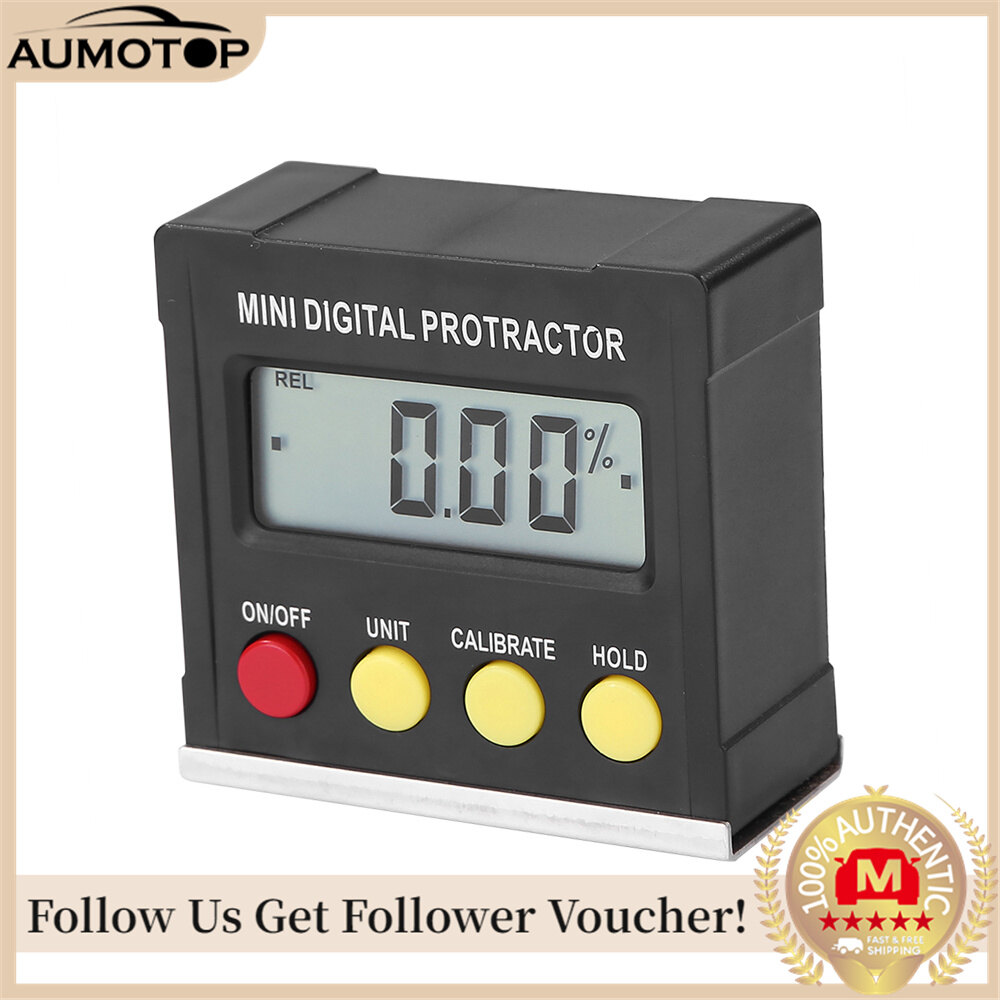 Horizontal Angle Meter Digital Protractor Inclinometer Electronic Level Box Magnetic Base Measuring Tools