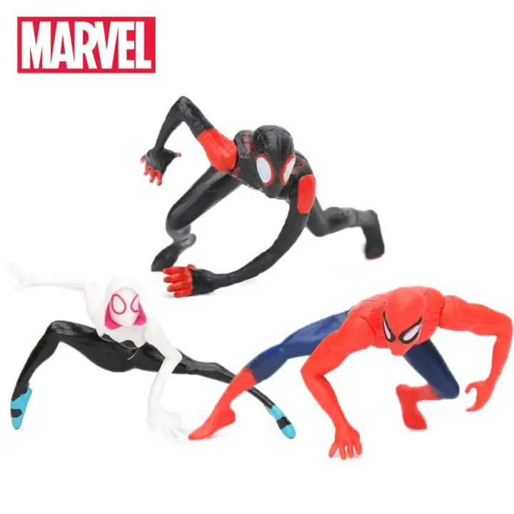 miniature spider man figures