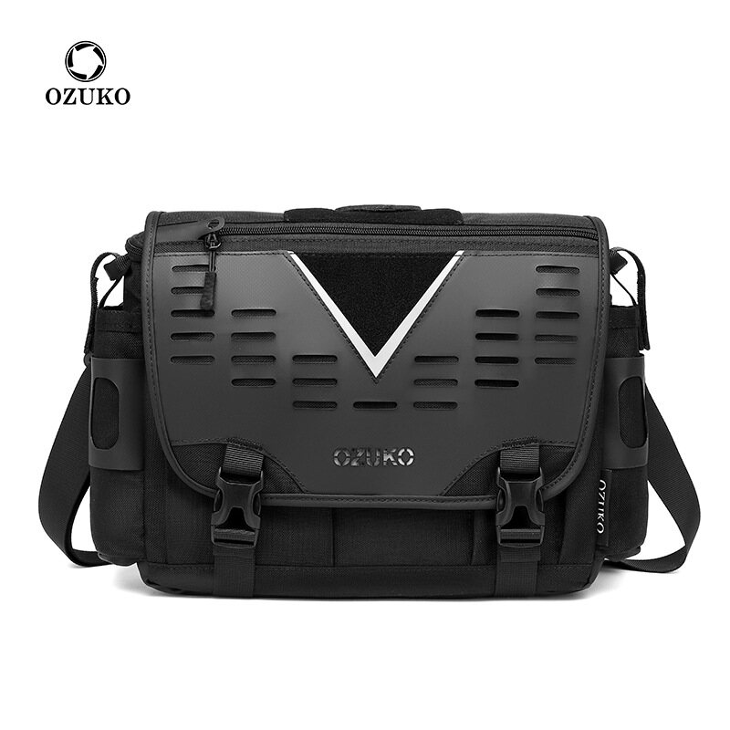 OZUKO Fashion Men Shoulder Bag Large Messenger Bags Male Waterproof Handbag Outdoor Short Trip Crossbody Bag
