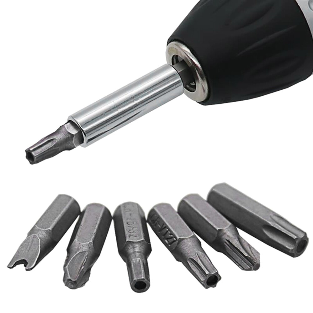 33 Chiếc Tuốc Nơ Vít Điện Đầu Rỗng/Rắn Cờ Lê Torx Bộ Đầu Mũi Khoan An Toàn