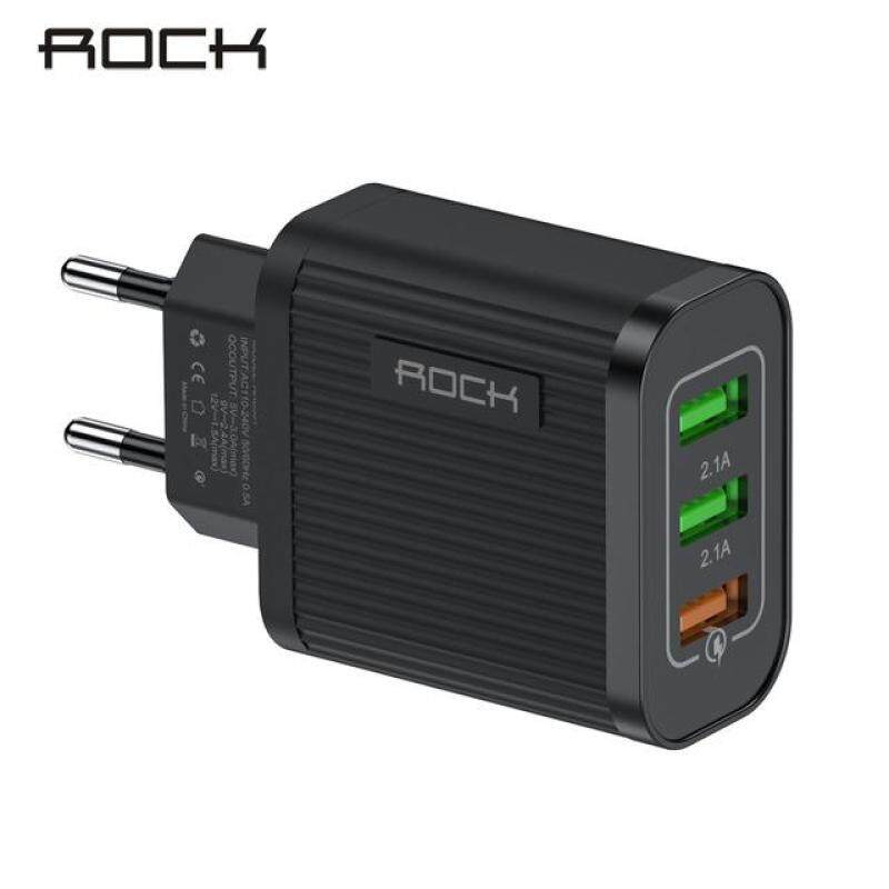Giá Đá Sạc Nhanh QC 3.0 3 Cổng USB Sạc Cho iPhone 11 X Samsung Xiaomi Siêu Nhanh Du Lịch Treo Tường Điện Thoại Di Động adapter Sạc