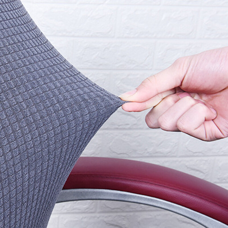 New 9 Colors Modern Spandex Computer Chair Cover Polyester Elastic Fabric Office Rotating Computer Desk Seat Chair Cover Easy Washable Removeable Slipcovers