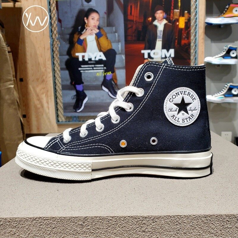 2023 (Malaysia stock delivery) Original Converse 1970S canvas men's and  women's shoes sneakers all-star high-cut black 