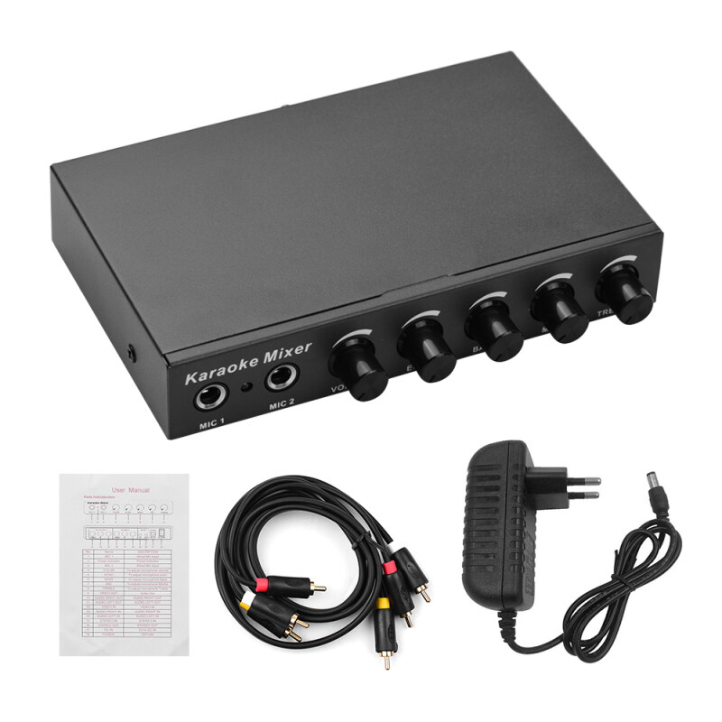 Microphone Âm Thanh Mixer Cho Tiệc Họp KTV Các Hoạt Động Ngoài Trời Tương Thích Với Máy Tính Hệ Thống Âm Thanh Gia Đình Loa Điện Thoại Di Động