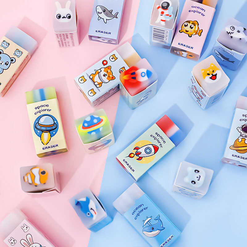 Creative Astronaut Eraser Student Rubber Eraser Tools Stationery