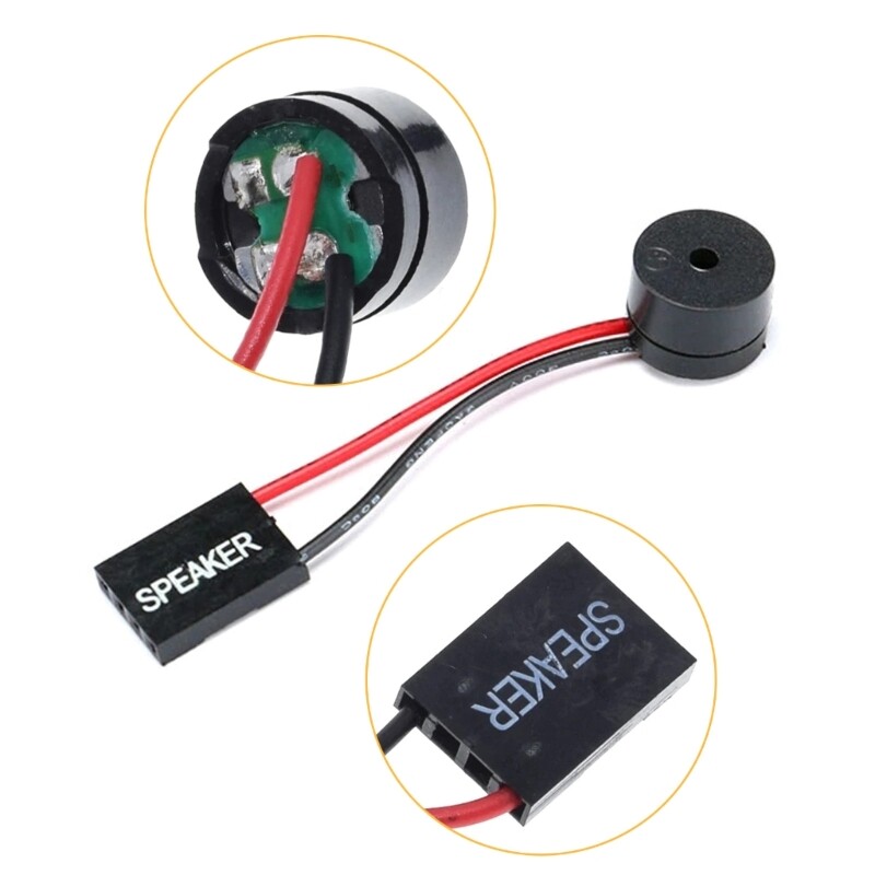 【New  arrival】 5Pieces Desktop PC Computer Mainboard Case Beep Buzzer Speaker Connector Plug