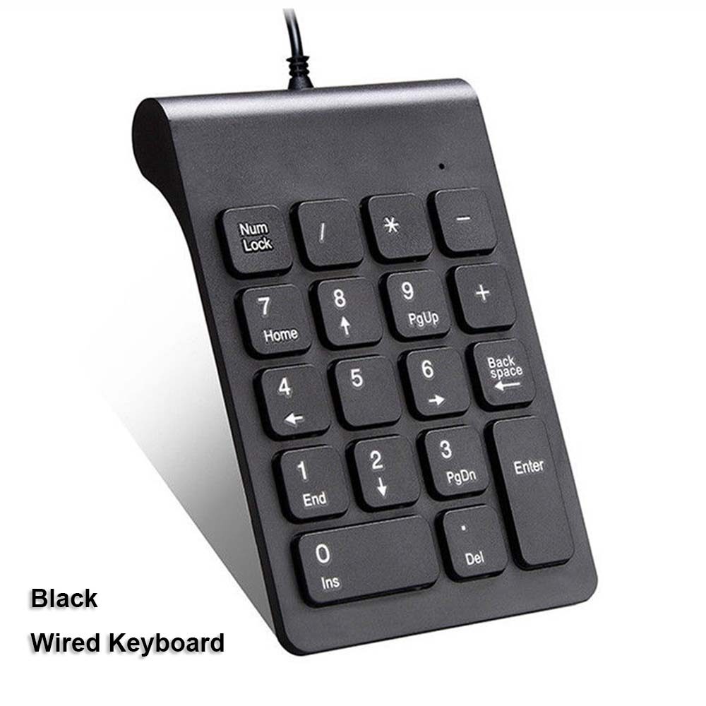 Susanroft 2.4g thiết bị ngoại vi máy tính cầm tay không dây usb bàn phím kỹ thuật số bàn phím số bàn phím số 18 phím