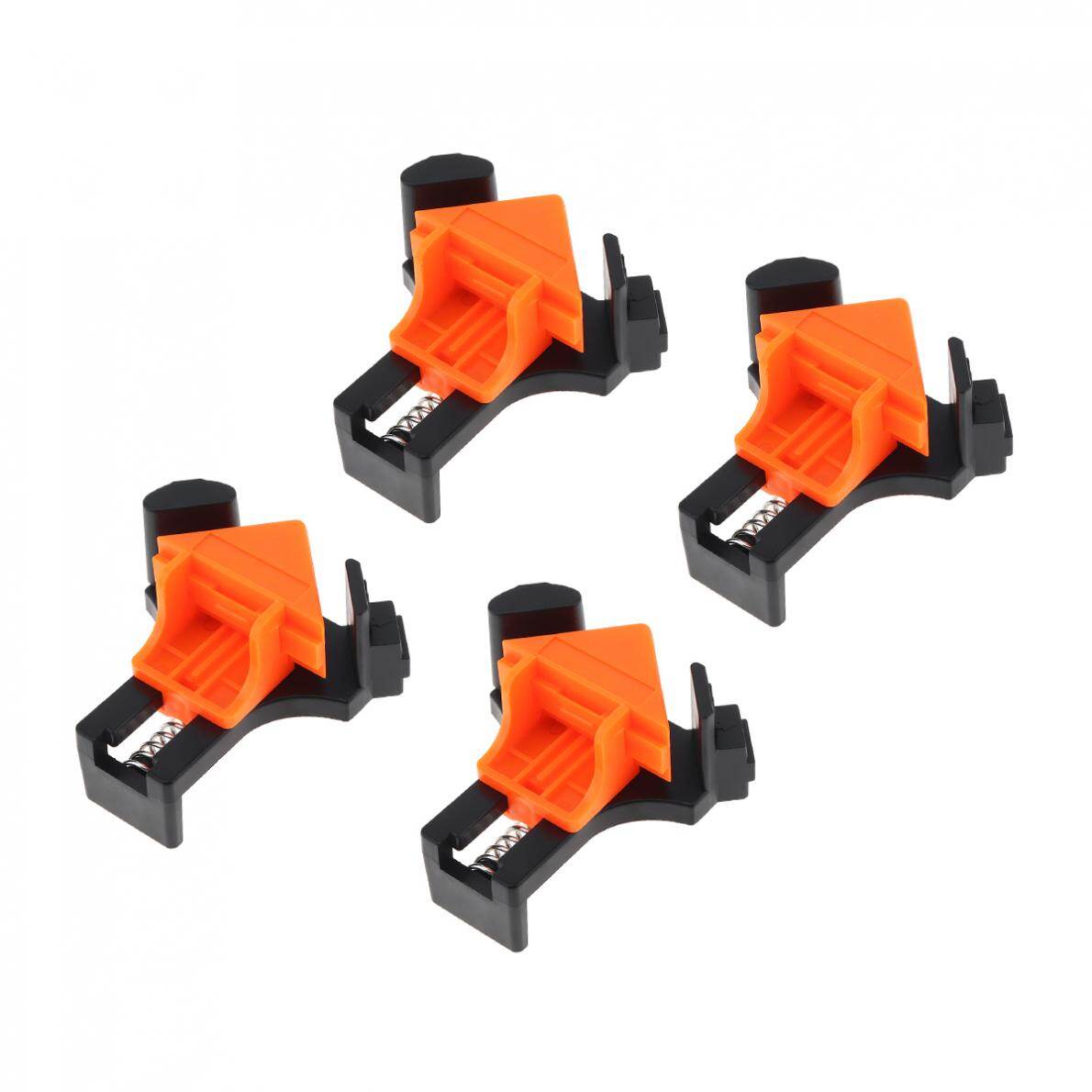 ChgImposs 4 Cái Kẹp Góc Phải Cố Định Nhanh Kẹp Góc 90 Độ Mộc Kẹp Khung Lò Xo Cho Bể Cá Kính/Khung Ảnh Gỗ/Giá Sách/Đồ Gỗ