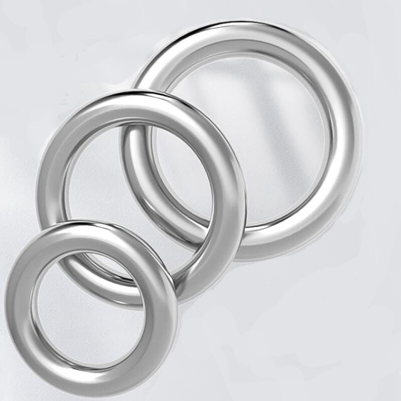 304 Stainless Steel Seamless Ring O-ring Lifting Ring Solid Seamless Steel Ring Connecting Ring Steel Ring M8 M10 M12 M14 M16