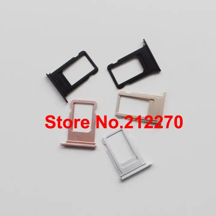 Original New Nano Sim Card Tray Slot Holder Replacement Parts For Iphone 7 Plus Replacement Parts Free Shipping Lazada Ph