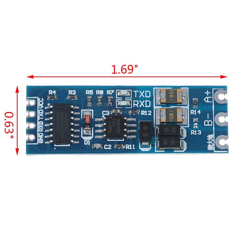 Mô-đun RS485 Rẽ TTL 485 Đến Cấp UART Nối Tiếp Lẫn Nhau Chuyển Đổi Phần Cứng Dòng Chảy Tự Động Điều Khiển