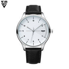 【Show-Maker】Đồng hồ nam da mới đồng hồ chống nước cho nam giới Đồng hồ mặt kỹ thuật số Đồng hồ đeo tay doanh nhân sinh viên Đồng hồ thể thao giản dị