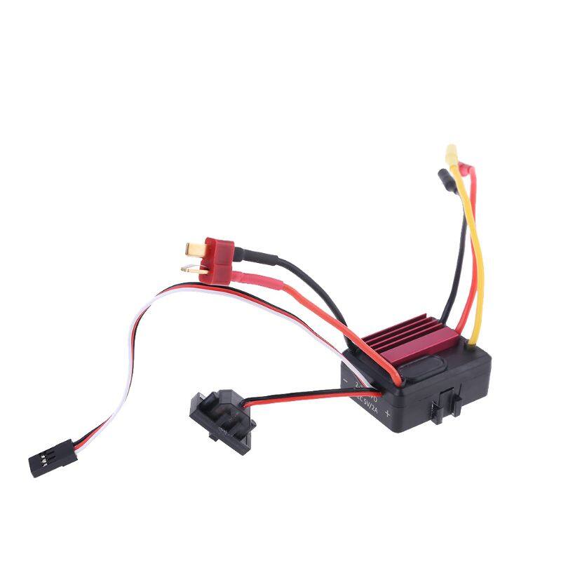 35A Sensorless brushless Motor Speed Controller ESC Waterproof 2-3S Li-po programmable for 1/14 1/16 RC Car