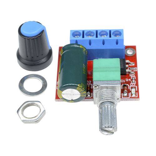 DIPPRUN 5A 90W DC-DC 12V DC PWM Motor Speed Controller Module 4.5V-35V Governor 24V Adjustable Speed Regulator Switch Control