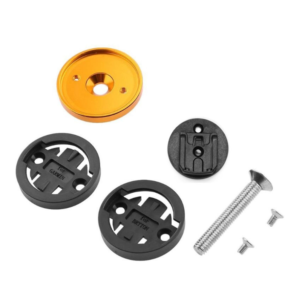 Ghxdryuru Road Bike Computer Stopwatch Holder Stem Top Cap Cycle Speedometer Mount Bracket