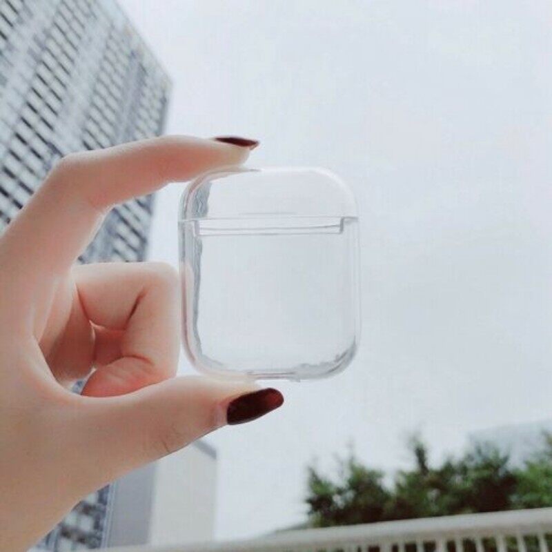 [SmartHere] Vỏ Bọc Tai Nghe Trong Suốt Hộp Cứng PC Bluetooth Vỏ Bảo Vệ Trong Suốt Tương Thích Với Iphone Apple AirPods