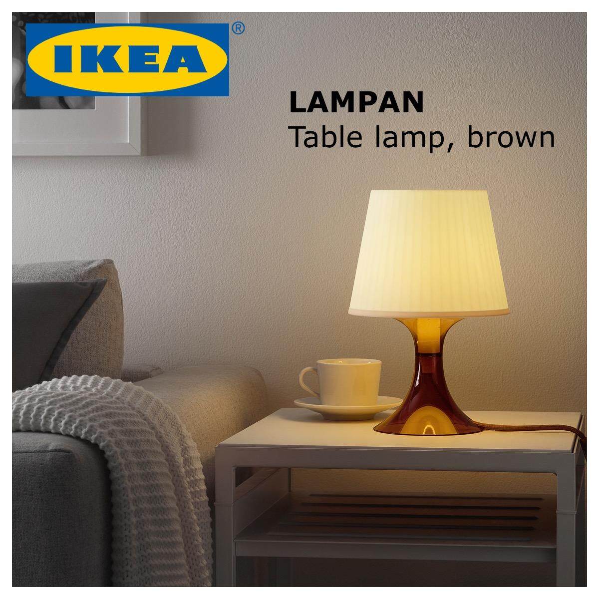 Ikea Lampu Meja In Malaysia Best Lazada Ikea Lampan Table Lamp Light Room Bedroom Small Simple Brown