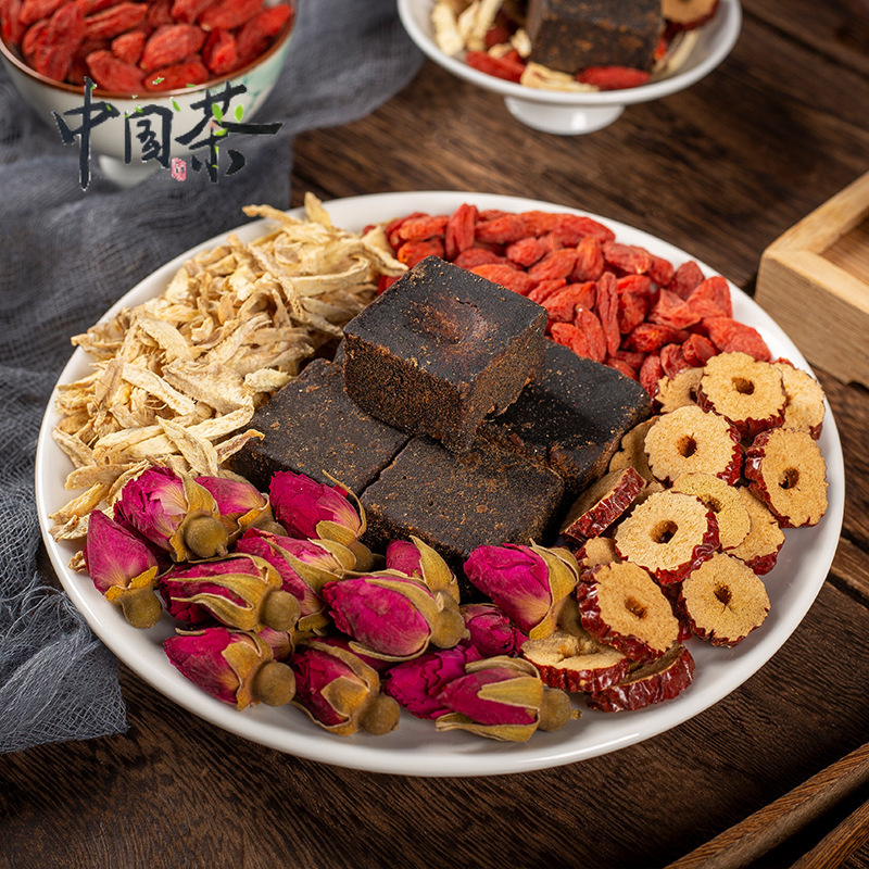 (Trà Trung Quốc) Trà Táo Tàu Gừng Đường Nâu 200G