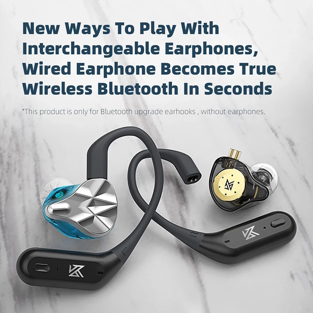 KZ AZ09 Pro TWS Bluetooth 5.2 Móc Tai Nghe Nâng Cấp Mô-đun Bluetooth Thay Thế Tai Nghe Không Dây Không Mất Dữ Liệu APT-X HD Kết Nối Với Hộp Sạc Cáp Tai Nghe Bluetooth Cho KZ ZSN AS16 EDX ZEX ZS10 PRO DQ6S EDA EDS PR1 CCA tai Nghe CA4 TRN MT1