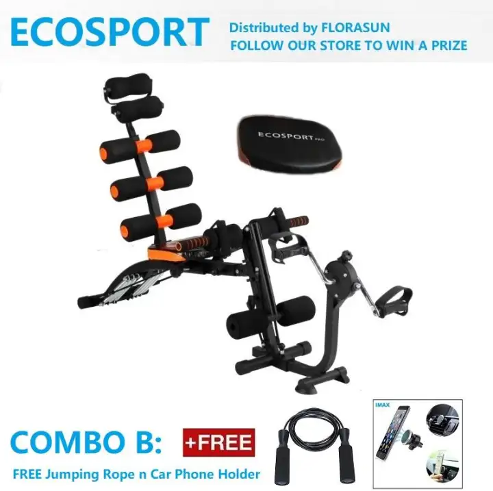 Ecosport Premium German Abs Six Pack Care Exercise Bench Sit Up