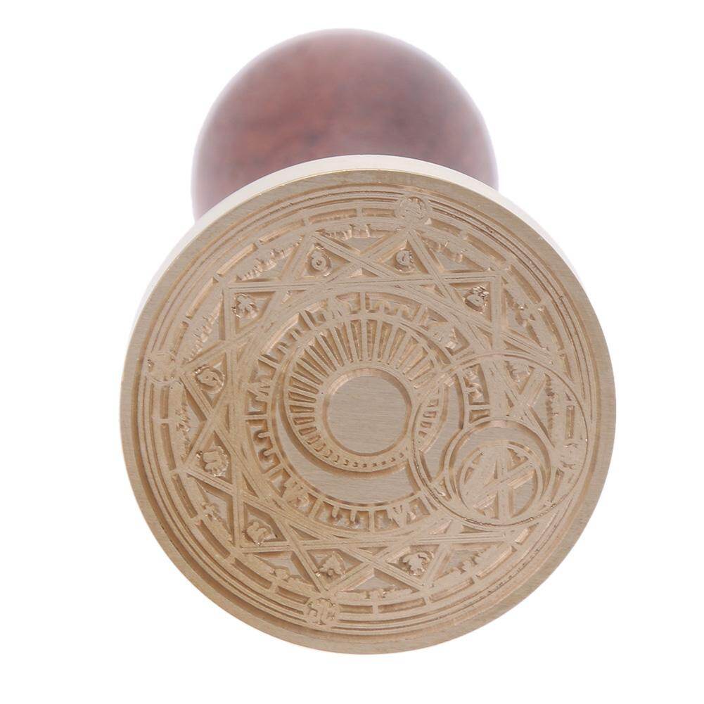 Retro Wax Seal Stamp Magic Array Wood Seal Classic DIY Envelope Decorative