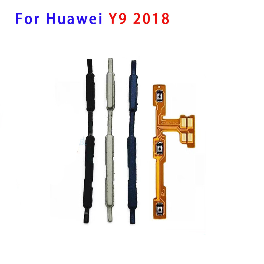 Volume Button Power Switch On Off Button Flex Cable For Huawei Y9 2018 Flex Cable Replacement Parts