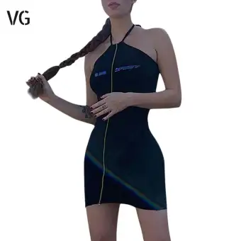 sexy halter dress