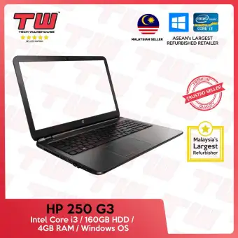 Amazon Com Hp 250 G3 15 6 Notebook Intel 4th Gen I3 4005u 4gb Ram 500gb Hdd Windows 8 1 Computers Accessories