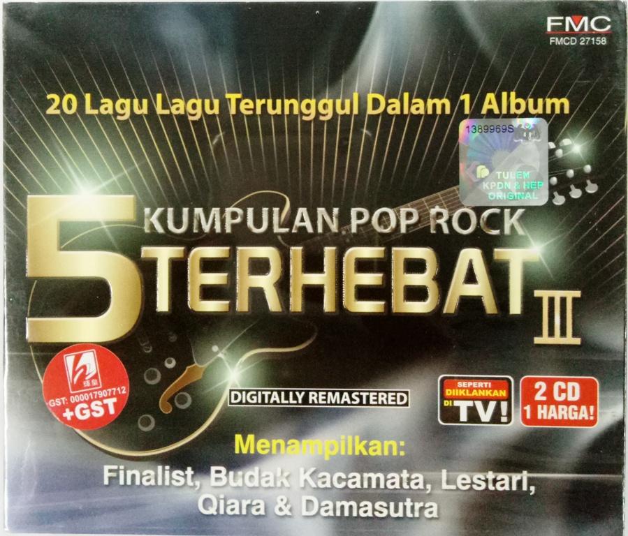 5 Kumpulan Pop Rock Terhebat Iii Finalist Budak Kacamata Lestari Damasutra 2cd Lazada