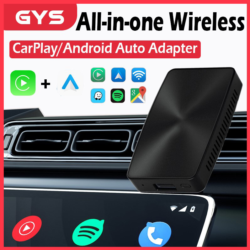 CPA300 C Wireless CarPlay Android Auto Adapter 2 in1 Carplay Smart Box