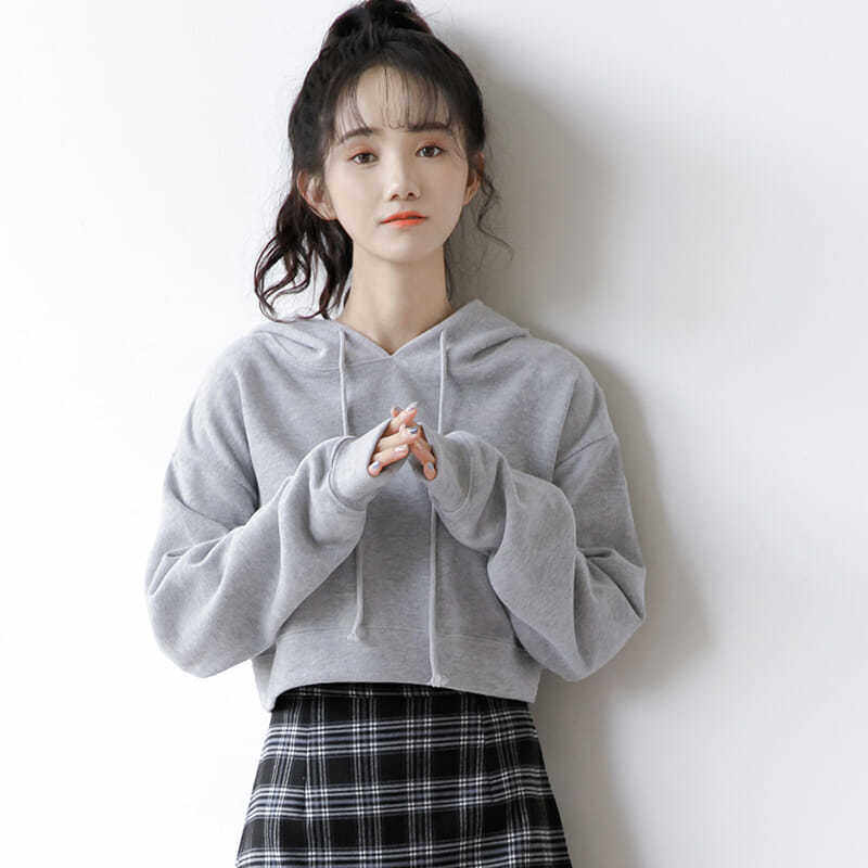 gray sweater hoodie
