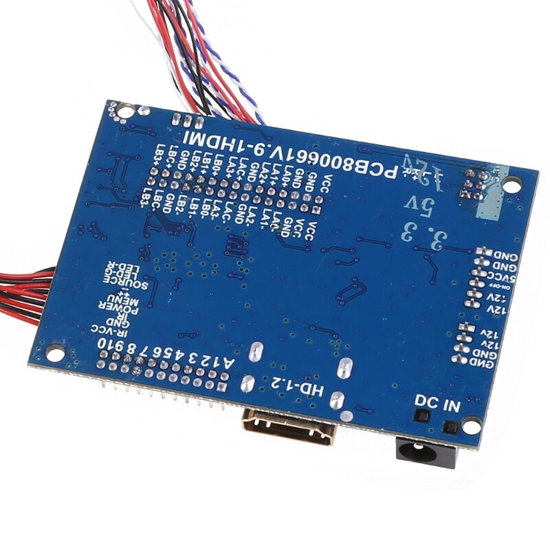 【New Arrival】 40 Pin Lvds Cable Kit for HDMI LVDS Controller Board Signal Interface for Raspberry PI 3 LP156WH2 TLA1 TLE1 1366x768