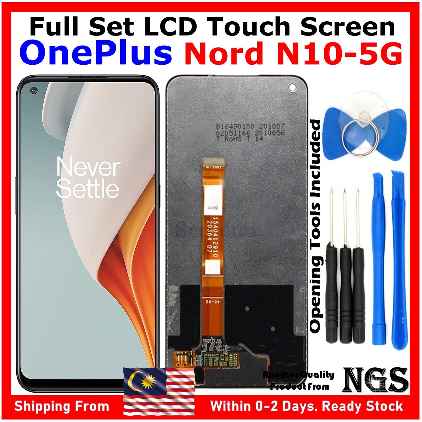 ORl NGS Brand Full Set LCD Touch Screen Compatible For OnePlus