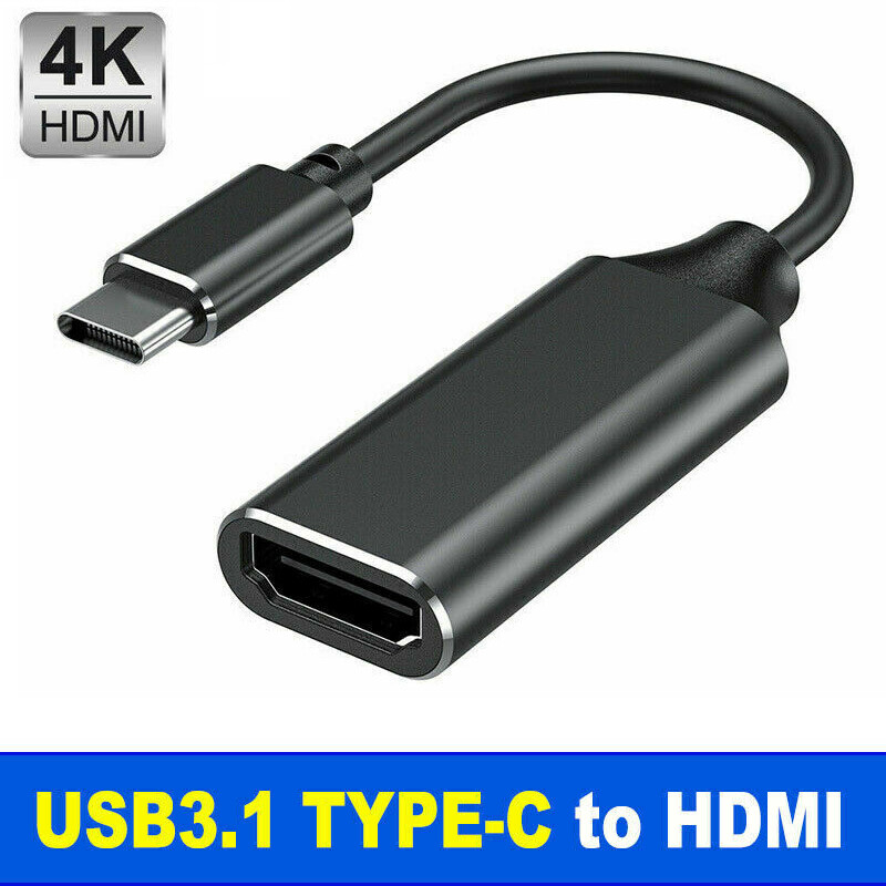 USB-C Type C to HDMI Adapter USB 3.1 Cable For MHL Android Phone Tablet