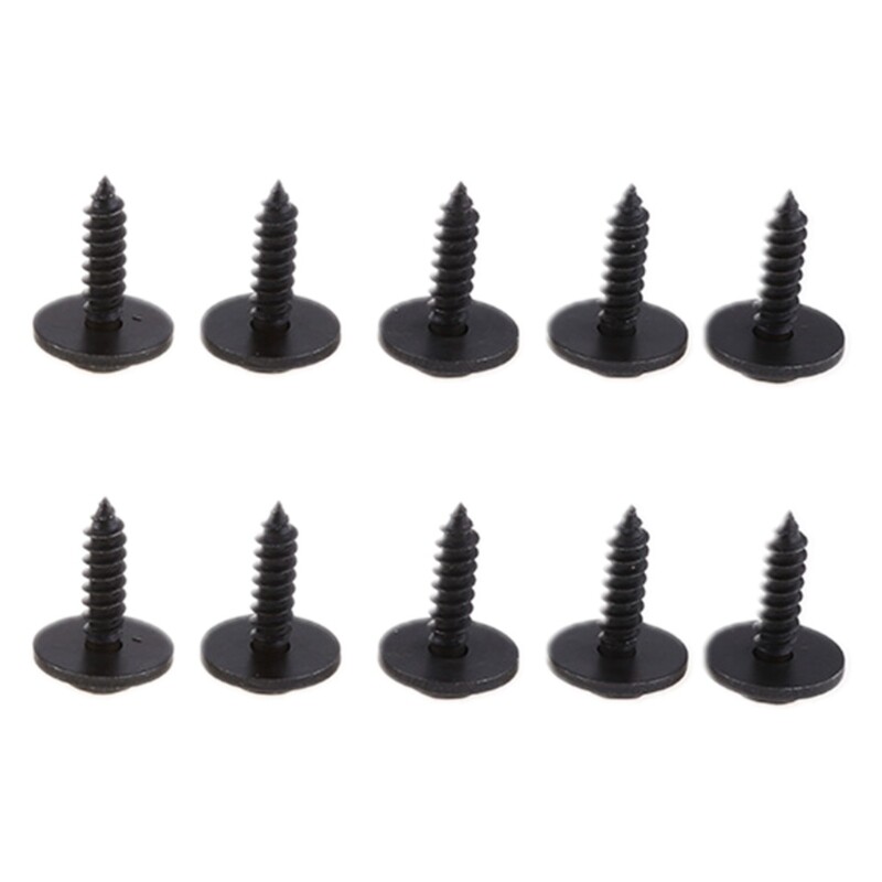 10PCS Universal Hex Screws Self Tapping Tapper Screw for Various Car Vehicle Models Kit