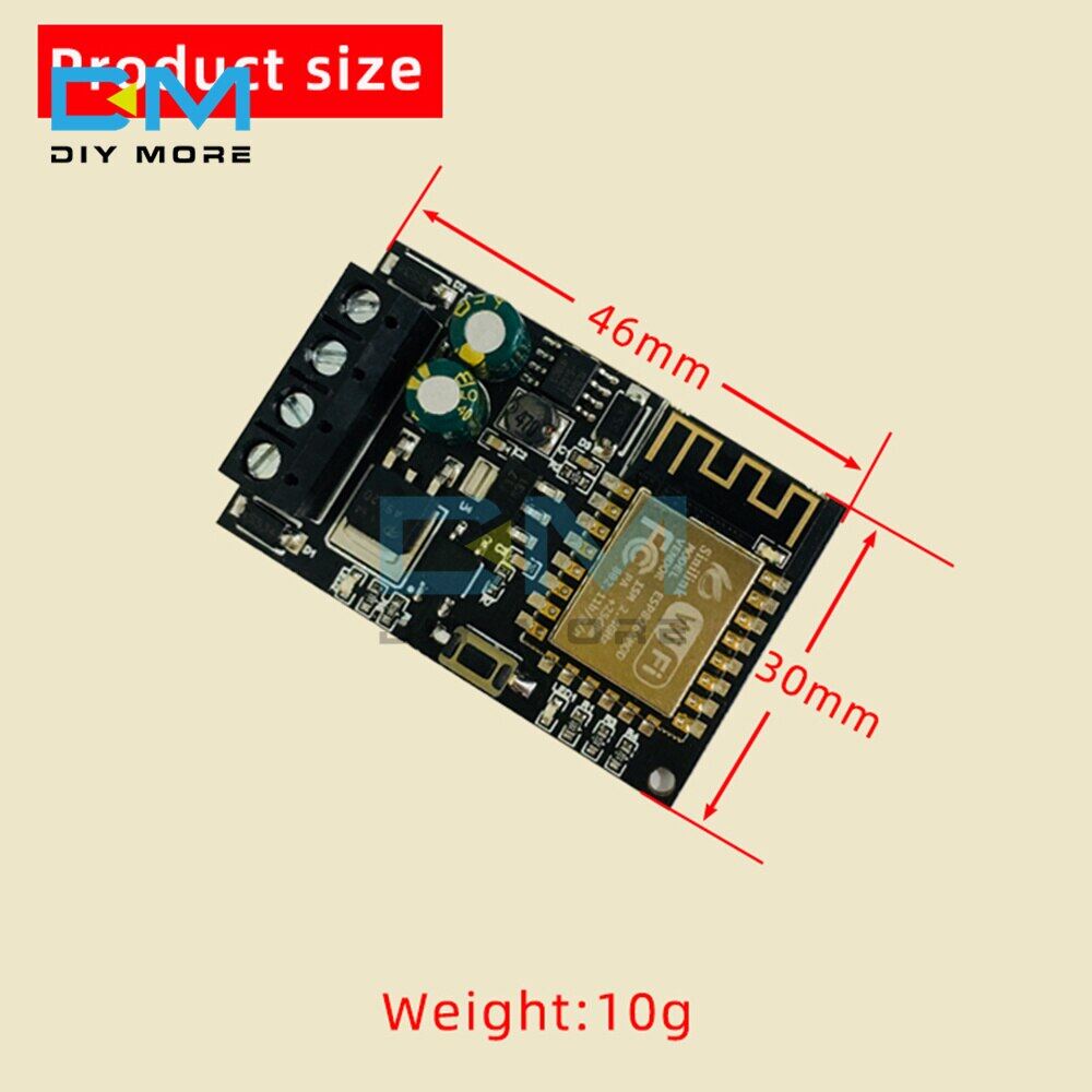 diymore Mô-đun Điều Khiển Từ Xa Điện Thoại Di Động WIFI WFMS ESP-12F Sinilink 5V-36V Ứng Dụng Điện Thoại Gia Đình Thông Minh