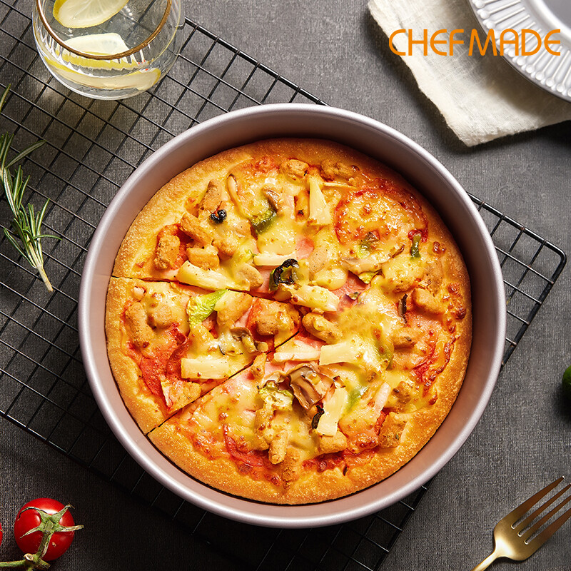 Đầu Bếp Làm Dính Nướng Bánh Pizza Tờ, 9 Inch Sâu