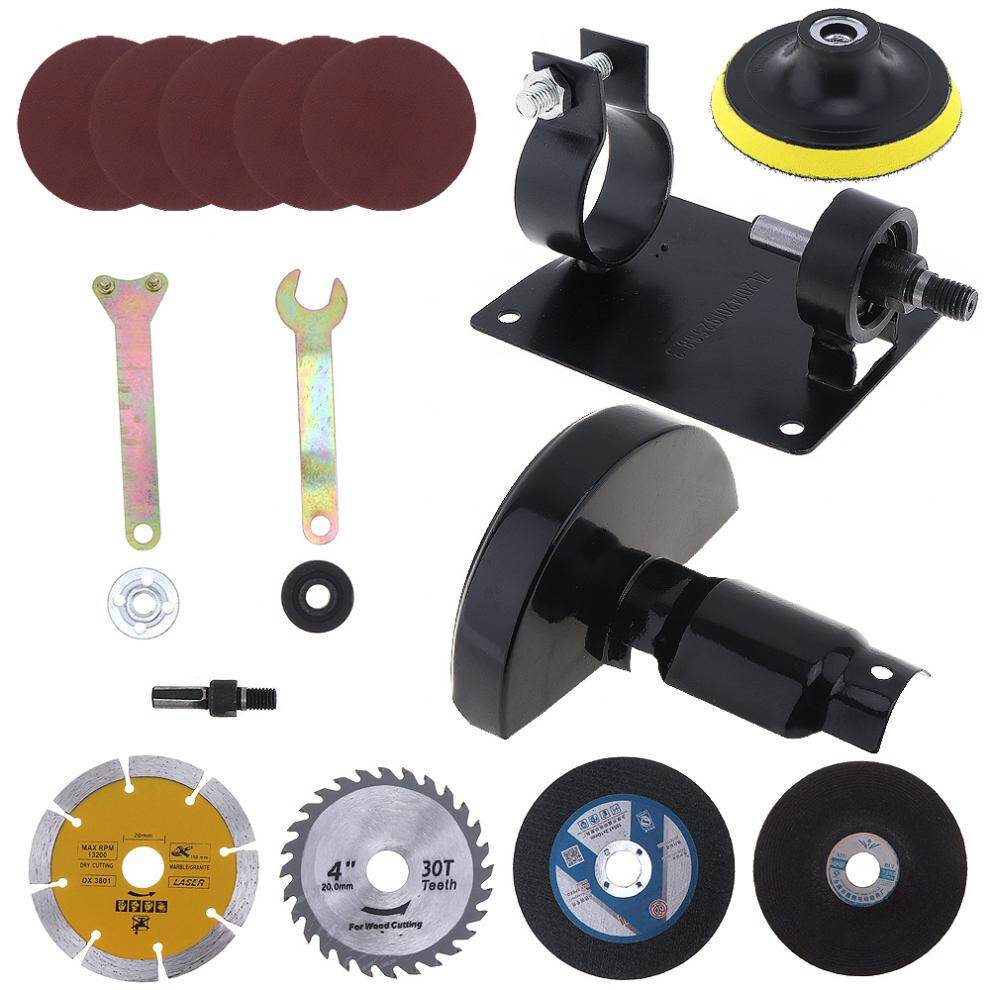 Chgimposs 17 cái/bộ Máy Khoan Điện 13mm chuyển đổi chỗ ngồi phụ kiện với bánh mài và lát kim loại để mài/cắt ngói/đánh bóng kim loại