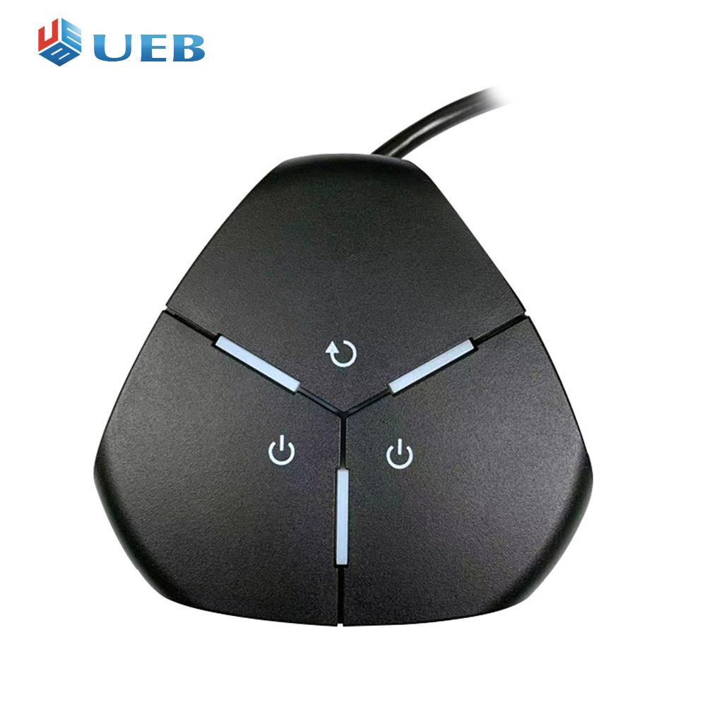 TEUCER Waterproof Desktop Case Power Supply On/Off Push Button Switch for Home Office