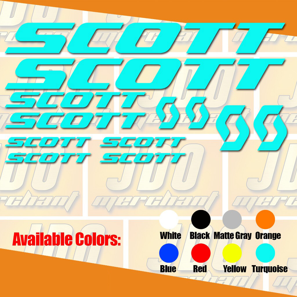 Wellsunny Scott Bộ Miếng Dán Vinyl Cho Xe Đạp