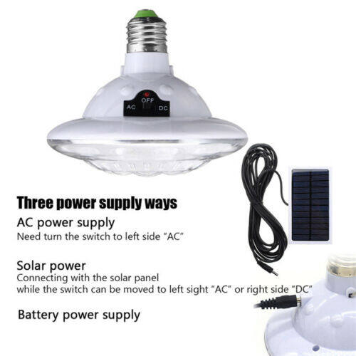 22LED Outdoor Indoor Shed Solar Bulb Lamp Hooking Garden Light Remote Control