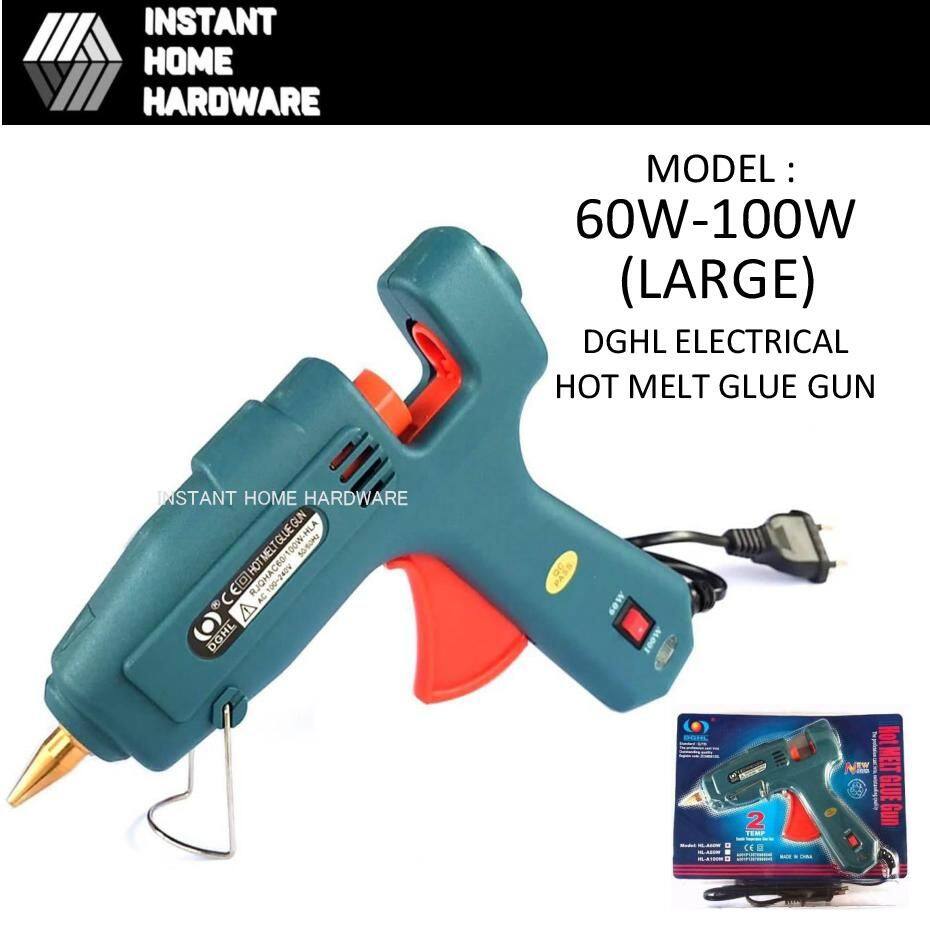 DGHL 100W (LARGE) Electrical Hot Melt Glue Gun / 热熔电胶抢 (HLA100W) Lazada