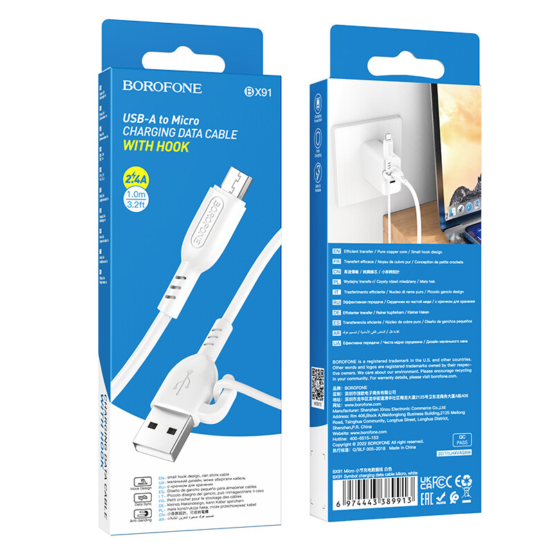 Borofone bx91 USB cáp dữ liệu Type-C 3A truyền dữ liệu sạc nhanh cáp cho Type-C/ Micro/Lightning 1 Meter cáp sạc dữ liệu cáp dữ liệu cho điện thoại máy tính xách tay Cáp dữ liệu phổ quát Cáp dữ liệu
