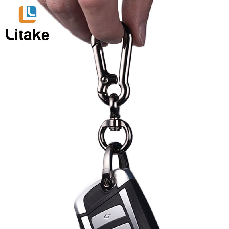 Metal Key Ring Holder Horseshoe Car Keychain Multi-function Keyring