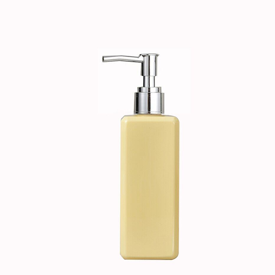 Liquid Soap Dispenser Refillable Punp Bottle Square Bathroom Shampoo Conditioner Shower Gel Sub-bottling Empty Storage Container